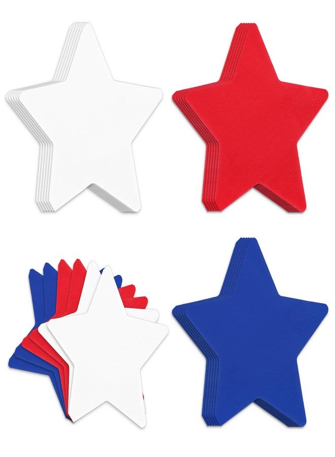 JarThenaAMCS 60Pcs Patriotic Paper Napkins Red Blue White Star Shape Disposable Napkins 4th of July Luncheon Dinner Napkins for Independence Day Memorial Day Party Supplies - Image 1